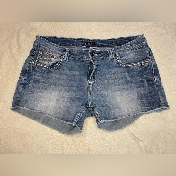 Shyanne Pants - Shyanne blue‎ denim shorts Size 33